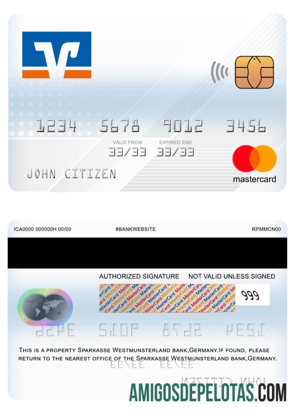 Alemanha Volksbank Mastercard baixar para verificação